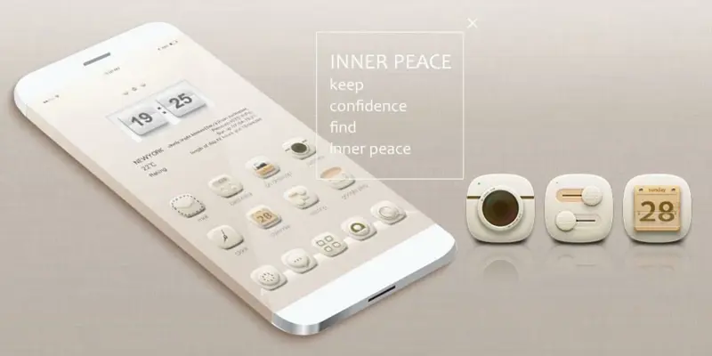 Inner Peace GOLauncher EX Theme android App screenshot 0